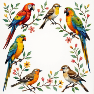 Wall art Birds & Animals