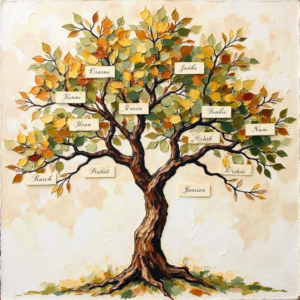 Water color Tree Wall Art