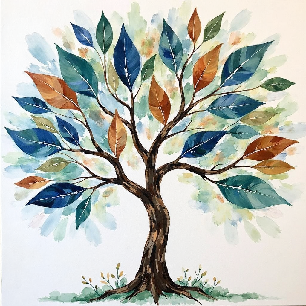 Water Color Art For Home Decoration