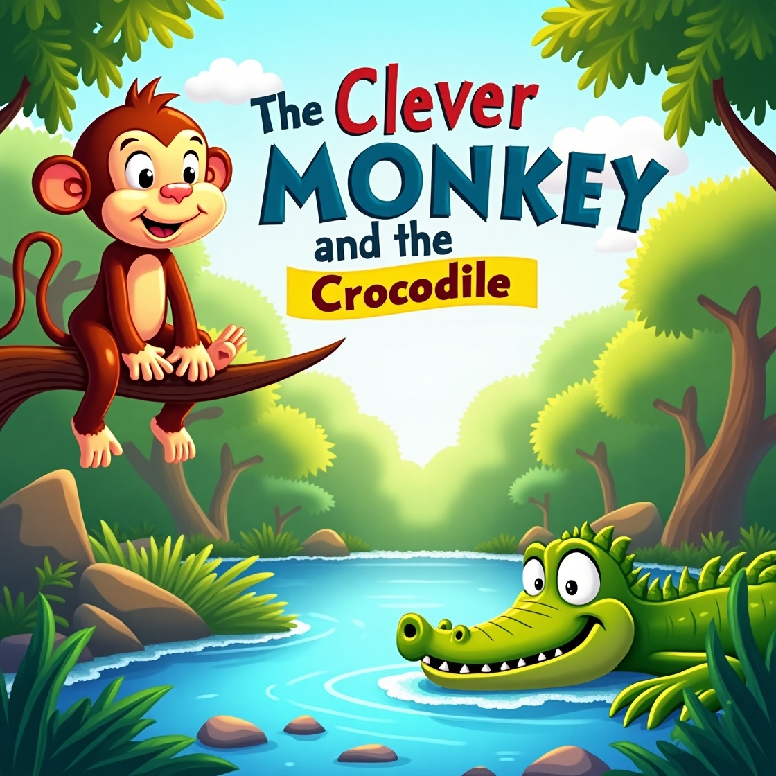 The Clever Monkey & The Crocodile